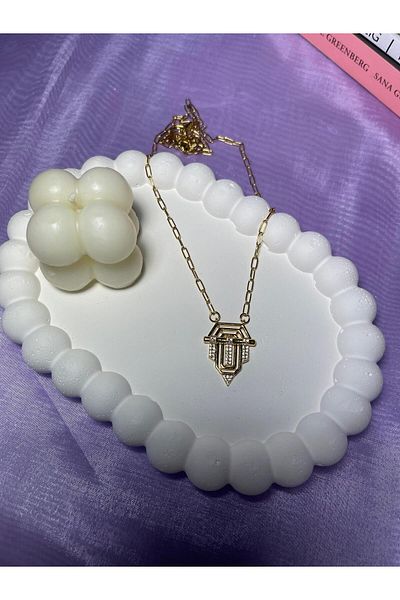 Store قلادة سيراناي ستيل - موديل ذهبي