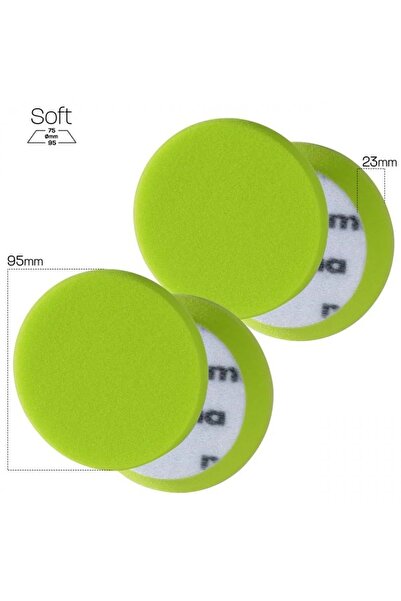 Menzerna Hare Hologram Giderici Cila Süngeri 2li Paket (YEŞİL) - 95mm