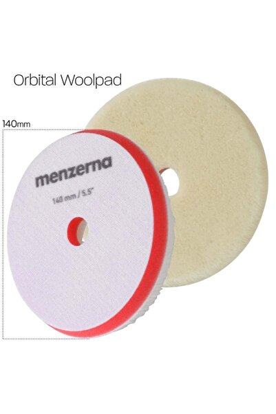 Menzerna Premium Orbital Kuzu Yünü Polisaj Keçesi 140 mm/5,5"