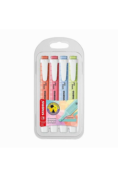 Stabilo New Swing Cool Pastel - Pack of 4