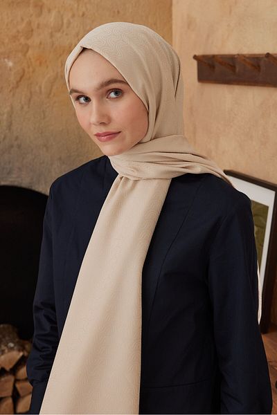 Modakaşmir شال بنمط تدفق من سلسلة الجاكار الحريري