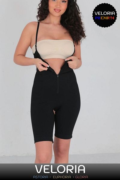 Veloria Premium Series Slimming Strap Recovery Firming Body Shaping Full Length Corset with Zipper