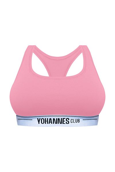 Yohannes Club Sutien de damă POWDER Color - Bustieră elastică, pachet unic