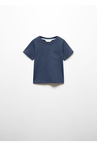 MANGO Baby Βαμβακερό μπλουζάκι Essential