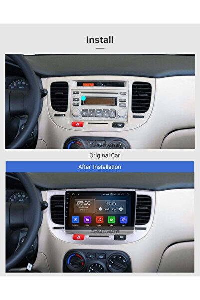 Navigold KIA RIO 2007+ MULTİMEDYA NAVİGASYON USB KAMERA CARPLAYER 6 RAM UYUMLU