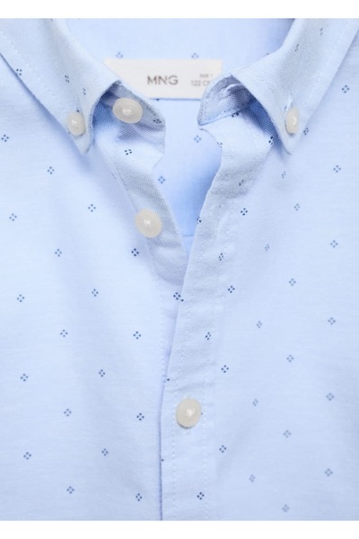 MANGO Kids Pamuklu Oxford gömlek