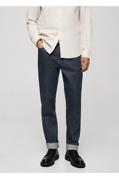 MANGO Man Σκούρο χρώμα Regular Cut Jean