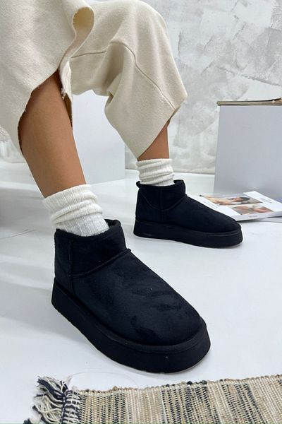 inizio Black Fur Women's Boots Gd50