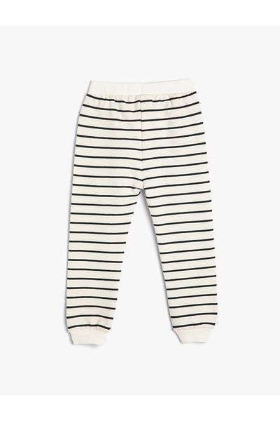 Koton Cotton Jogger Sweatpants - Waist Lace-up