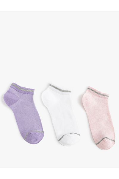 Koton Set de 3 papuci șosete multicolore