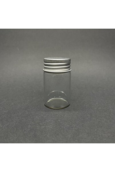 Ahsa Ticaret 8 Adet 20 Cc Metal Kapaklı Cam Kavanoz - 20 ml Metal Kapaklı Cam Kavanoz - Minik Kavanoz 30x50 Mm