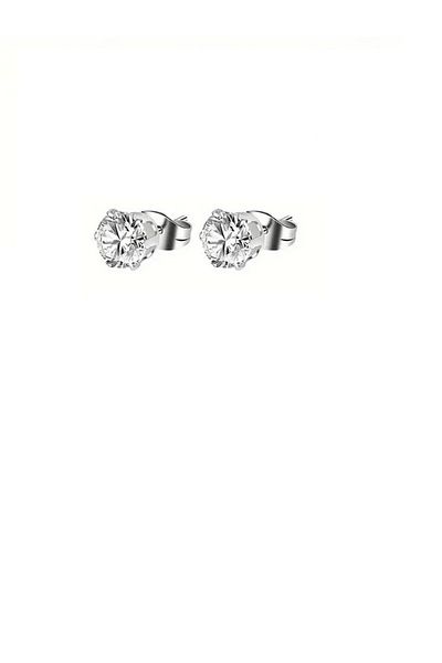 Vira Silver-Colored Minimalist Trend Steel Earrings - Men's and Women's Daily Use, 1 Pair Style 08