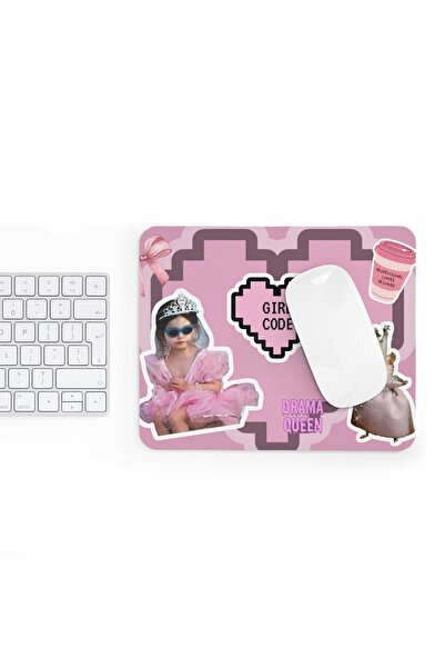 waals Girl Code Tasarımlı Gamer Oyuncu Bilgisayar MousePad Yumuşak Dokulu Bilgisayar Aksesuarı