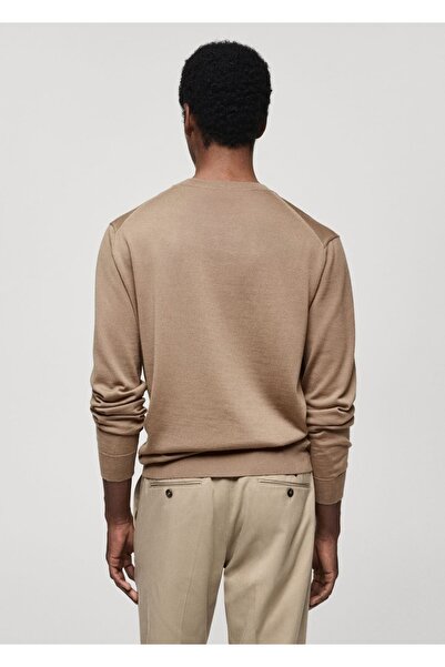 MANGO Man %100 Yün Orta Kalınlıkta Triko Kazak