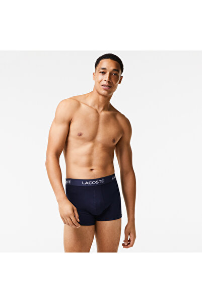 Lacoste Erkek 3'lü Lacivert Boxer