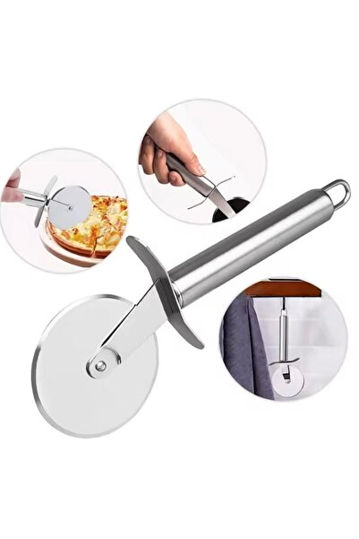 MyBru Paslanmaz Çelik Pizza ve Hamur Kesici (Büyük Boy)