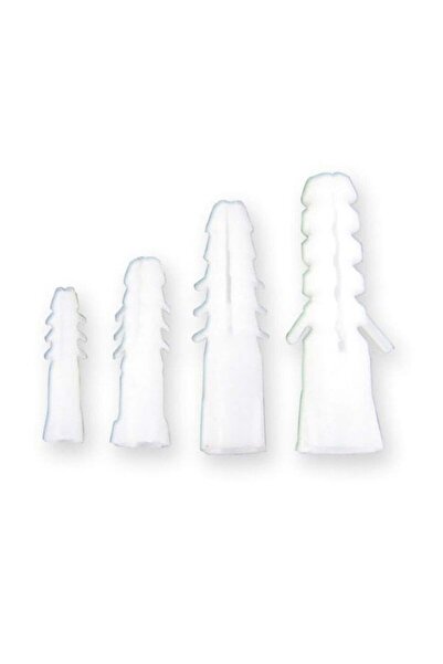 Genel Markalar Plastik Duvar Dübeli Beyaz Q 8 25 Adet Dübel