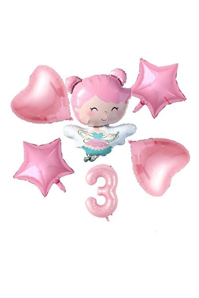 DÜVENCİ TİCARET PERİ KIZI  FOLYOLU YAŞ BALON SETİ