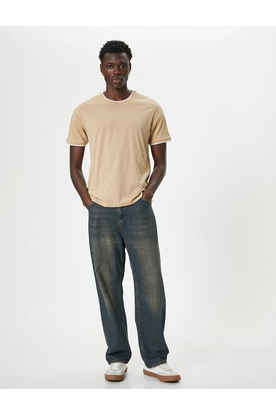 Koton Crew Neck Basic Cotton Short Sleeve T-Shirt