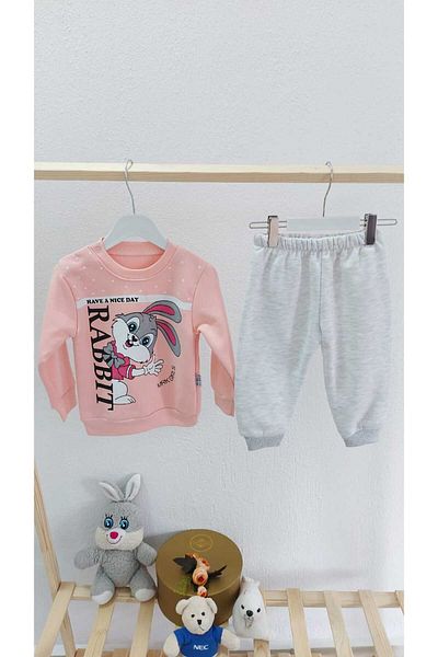 BİGÜMEX Girl's Winter Tracksuit Set - 3 Thread