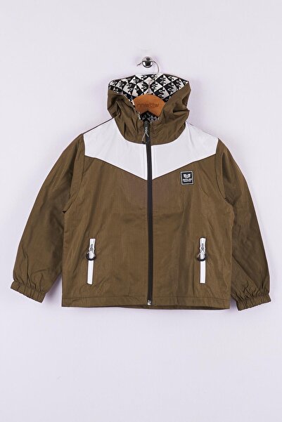 Mutlu Kids معطف واق من المطر مع زخرفة كتف سعيدة للأطفال