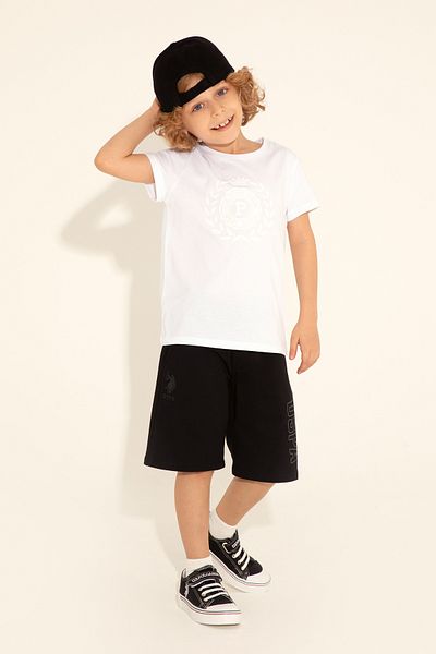 U.S. Polo Assn. Λευκό ανδρικό μπλουζάκι με λαιμόκοψη 50281684 -VR013