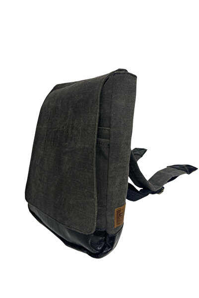 Old Cotton Unisex Vintage Waterproof Canvas Casual Tablet Backpack - Naoko S 24X30Cm
