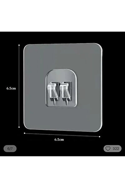 GELDİMİCOM 6 Ad Metal Banyo Rafı Demir Telli Banyo Köşeliği Için Yapışkanlı S...