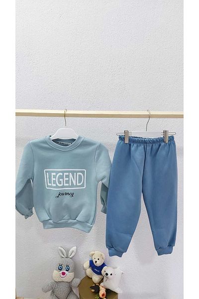 BİGÜMEX Boy's Winter Tracksuit Set - 3 Thread