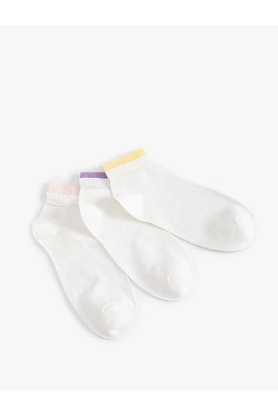 Koton Set de 3 papuci șosete multicolore