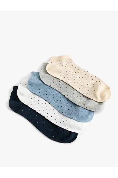 Koton KT - Set de șosete papuci 5 piese cu buline multicolore