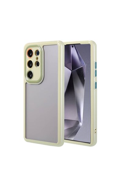 noktaks جراب Galaxy S24 Ultra - غطاء فيتامين مع حماية للكاميرا - أخضر