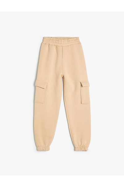 Koton Basic Cargo Jogger tepláky s kapsami a elastickým pasem