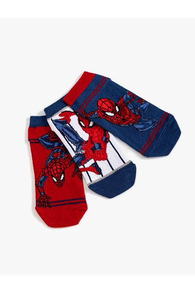 Koton Set de 3 șosete Spider Printed Man - Licențiat
