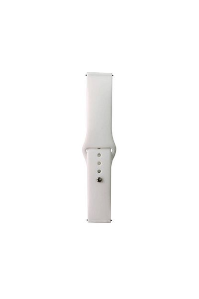 zore Xiaomi Amazfit Pace Band Series 22mm Classic Cord Silicone Strap Strap-White