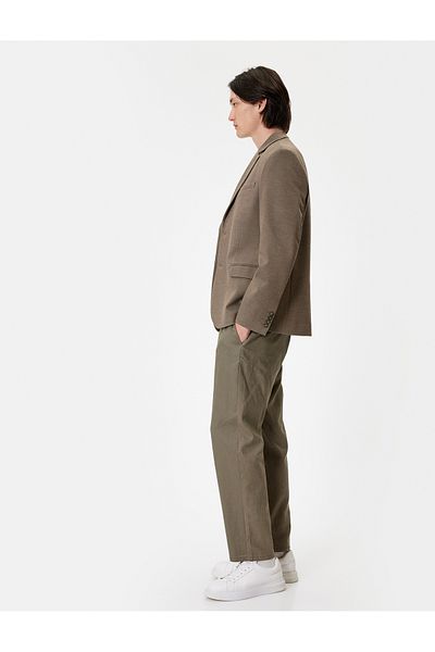 Koton Slim Fit Blazer Jacket με λεπτομέρεια από τσέπη