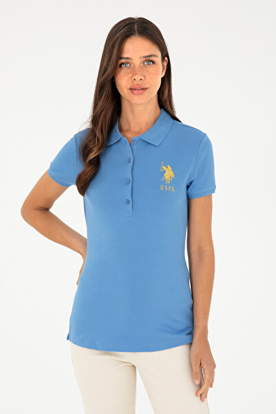 U.S. Polo Assn. Γυναικείο Σκούρο Μπλε Μπλουζάκι με Γιακά Πόλο 50280071-VR032