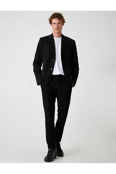 Koton Jachetă slim fit cu buzunar cu clapă
