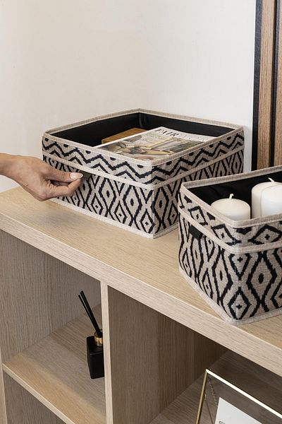 Emofom Bohe Σετ 2 Συρταριέρα και Οργανωτής Ραφιών