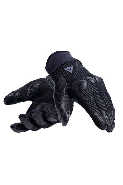 Dainese قفازات الدراجات النارية Ergo-Tek من Unruly بلون أنثراسيت أسود