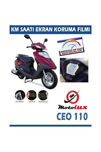 Motiker Moto lux CEO 110 Serisi Motosiklet Ekran Km Koruyucu