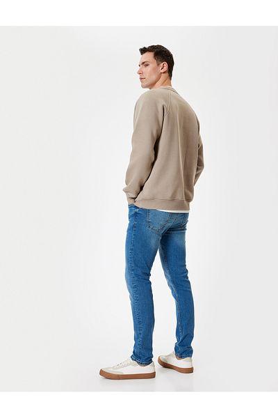 Koton Geknöpfte Slim-Fit-Jeans mit Standard-Taille – Brad Jean