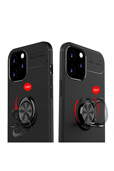 zore iPhone 12 Pro Compatible Zore Ravel Silicone Case-Black-Blue