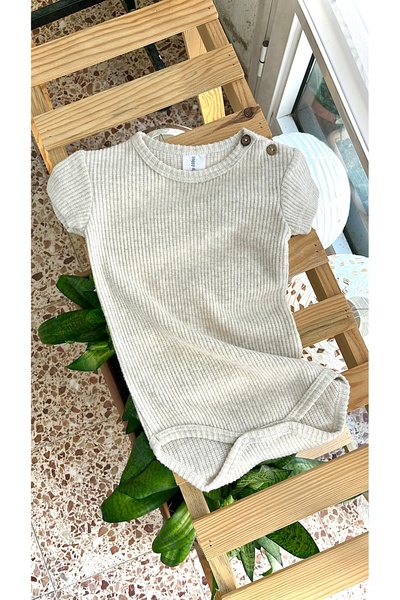 Happy Moon Bebek giyim bebek body zıbın unisex bebek body Happy Moon