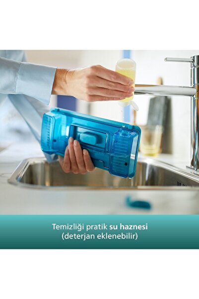 Philips Speedpro Max Aqua Plus Kablosuz Dikey Süpürge, Aqua Başlık, Led Başlık,  XC8349/01