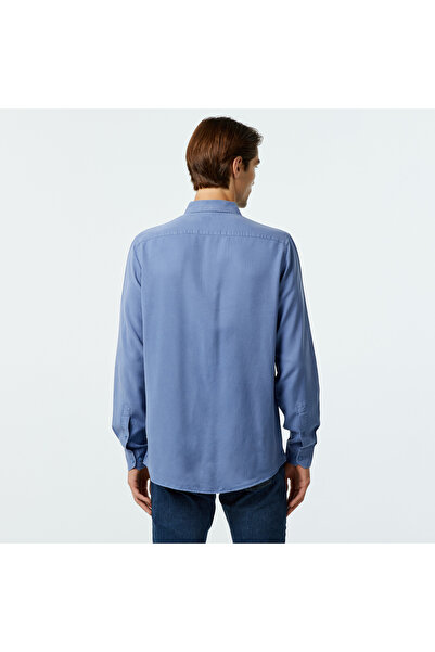 Nautica Erkek Mavi Classic Fit Gömlek