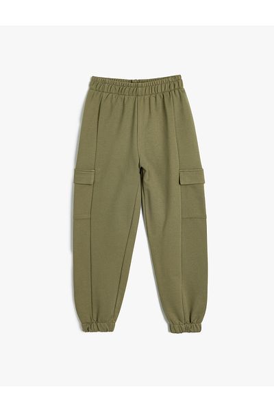 Koton Παντελόνι Cargo JoggEr με τσέπες - Ελαστική μέση