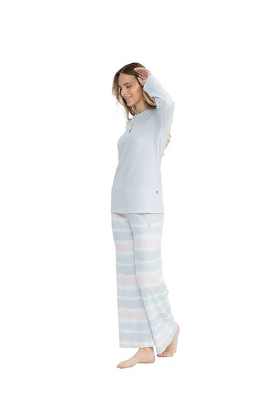 U.S. Polo Assn. U.S. Polo Assn. Set pijama cu guler cu plăcuță pentru femei 11025K.Z.1ET.7.A.G.R.0.O.P9.6.023KMLKE