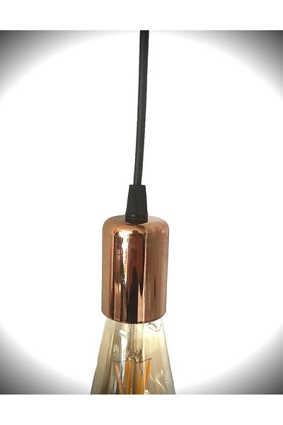 CONANA 70cm Plastic - Pendant Lamp Tulip Lamp Holder, Virgin Color, Bulb Not Included