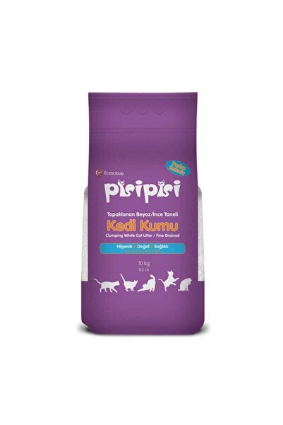 Pisipisi Pisi Pisi Kedi Kumu İnce Taneli 10 Kg